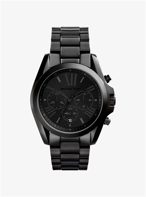 michael kors bradshaw black watch review|michael kors oversized bradshaw watch.